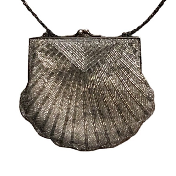 Carlo Fellini Vintage Shell Beaded Bag/Clutch - Picture 2 of 8